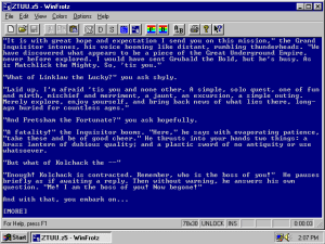 Zork: The Undiscovered Underground Gameplay (Windows)