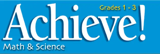 Achieve Math Science Age 5-8 Grade 1-3 Game Cover