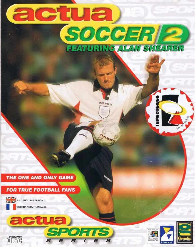 Actua Soccer 2 Game Cover