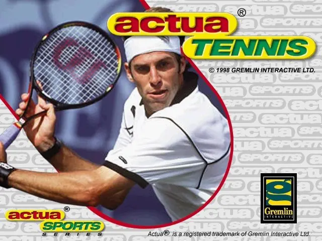 Actua Tennis Game Cover