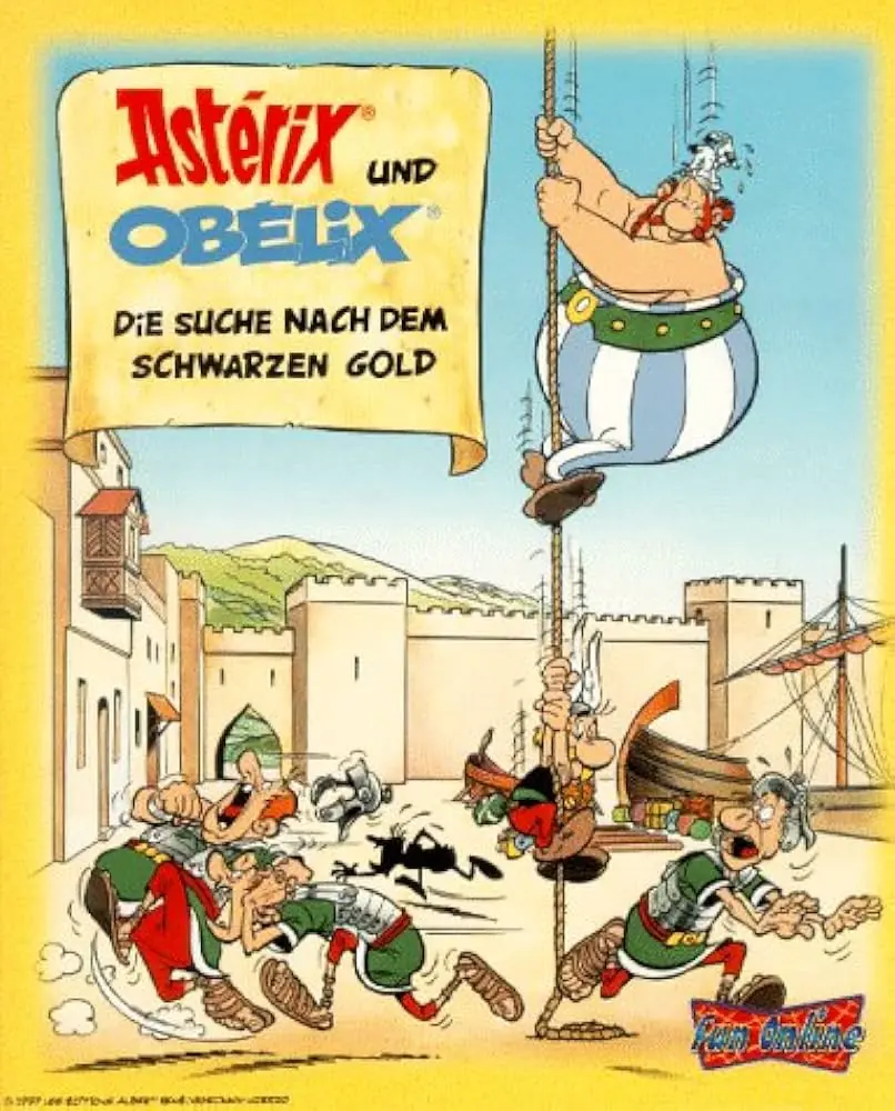 Astérix - Searching for the Black Gold Game Cover