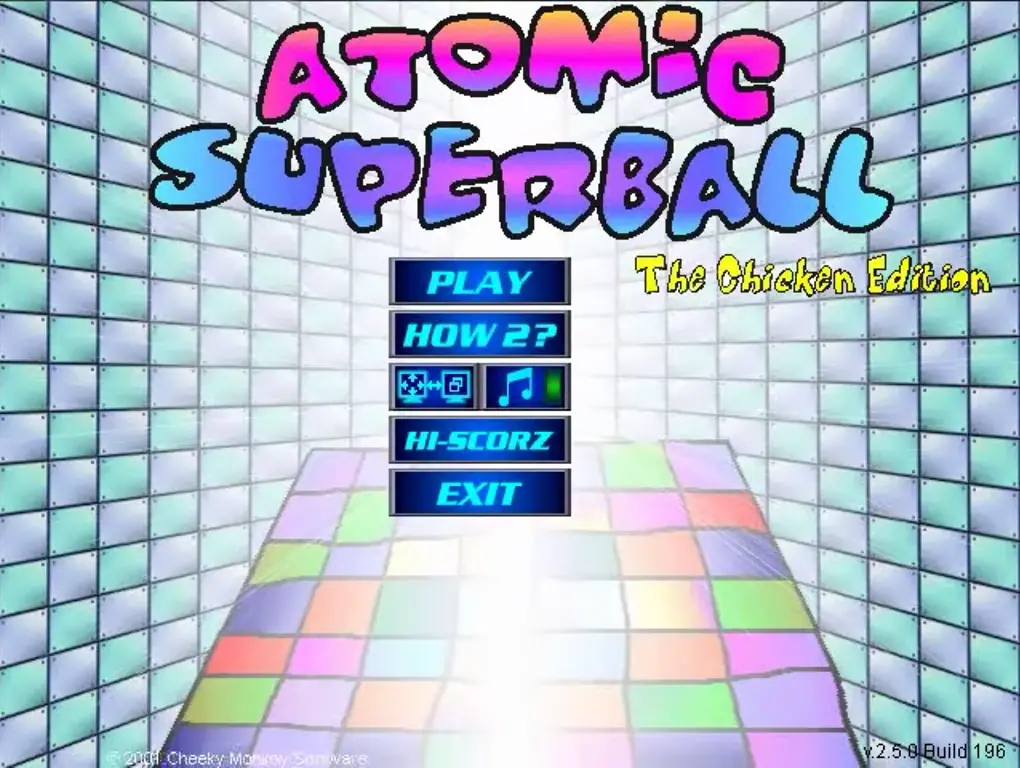 Atomic Superball: The Chicken Edition Game Cover