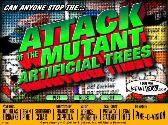 Attack of the Mutant Artificial Trees Game Cover
