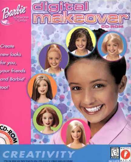 Barbie Digital Makeover Game Cover