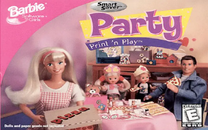 Barbie Print 'n Play Game Cover