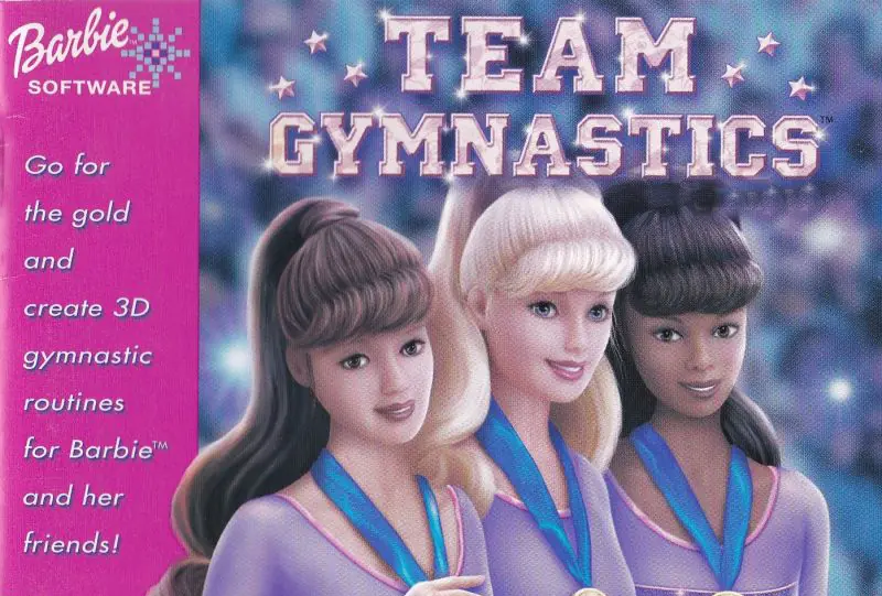 Barbie Team Gymnastics Game Cover