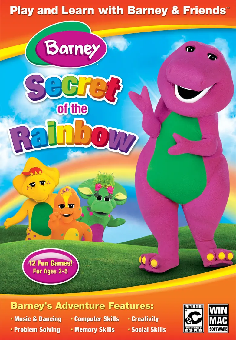 Barney: Secret of the Rainbow Game Cover