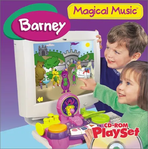 Barney's Magical Music Game Cover