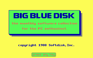 Big Blue Disk #28 Game Cover