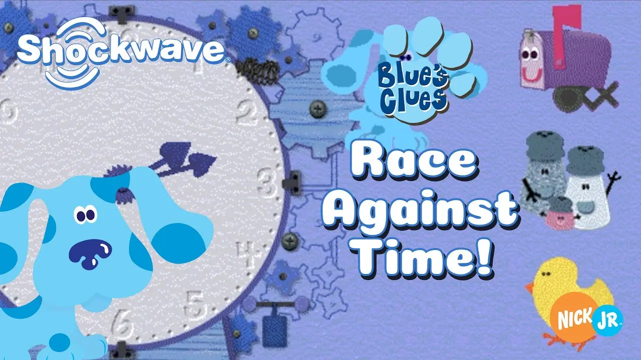 Blue's Clues 212: Race against time Game Cover