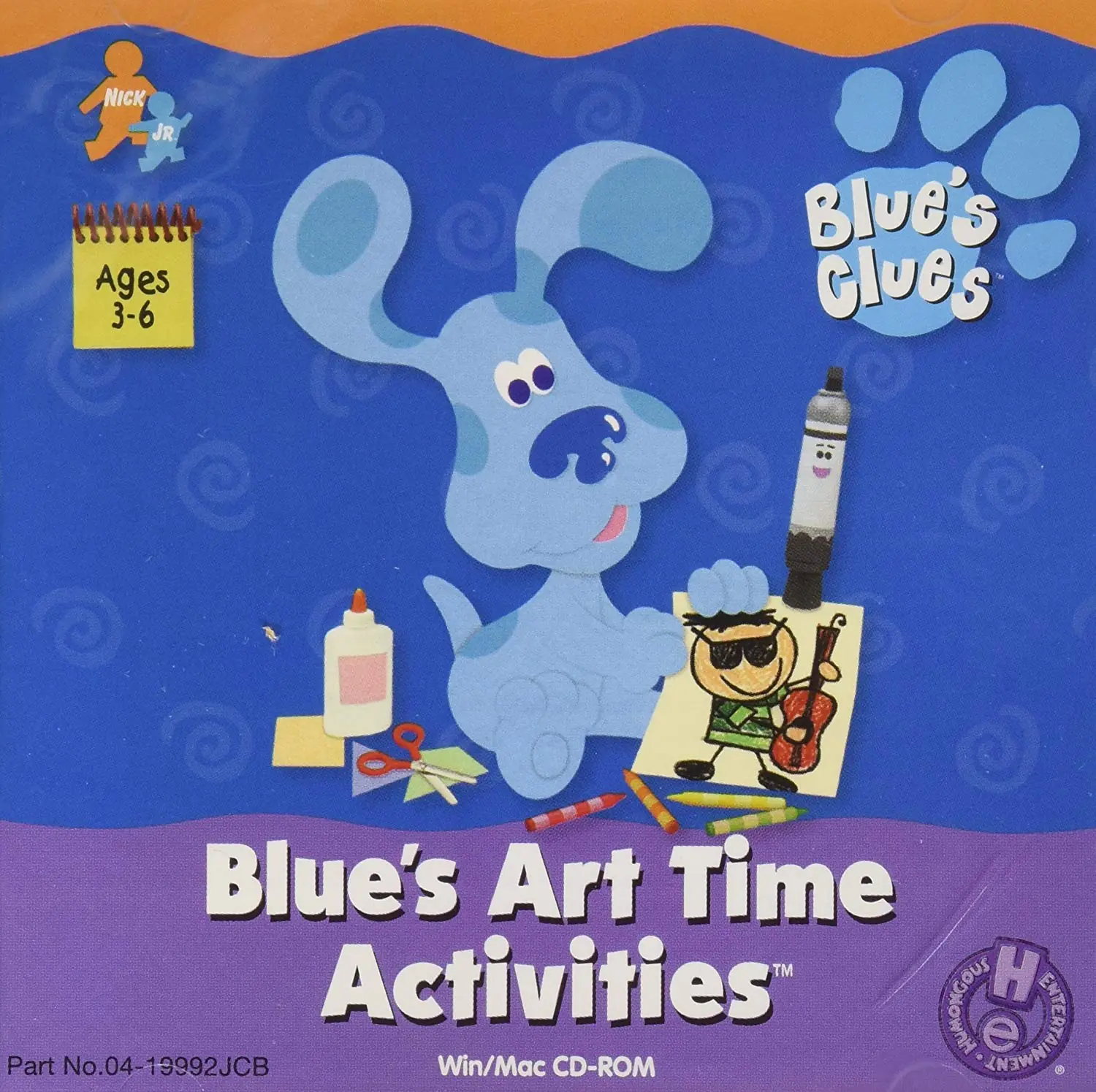 Blue's Clues: Blue's Art Time Activities Game Cover