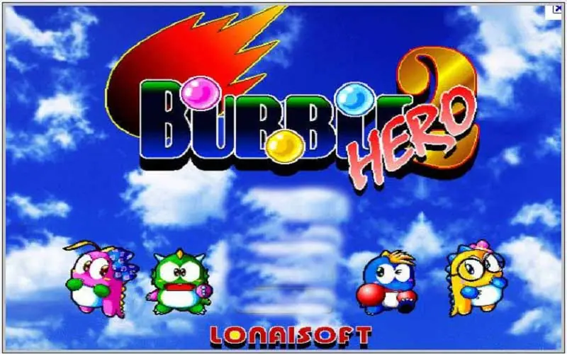 Bubble Bobble Hero 2 Game Cover