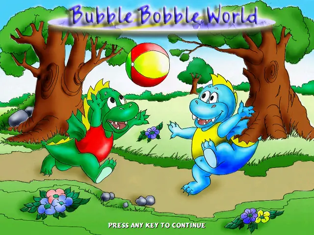 Bubble Bobble Planet Game Cover