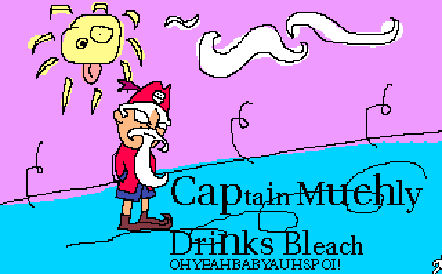 Captain Muchly Drinks Bleach Game Cover