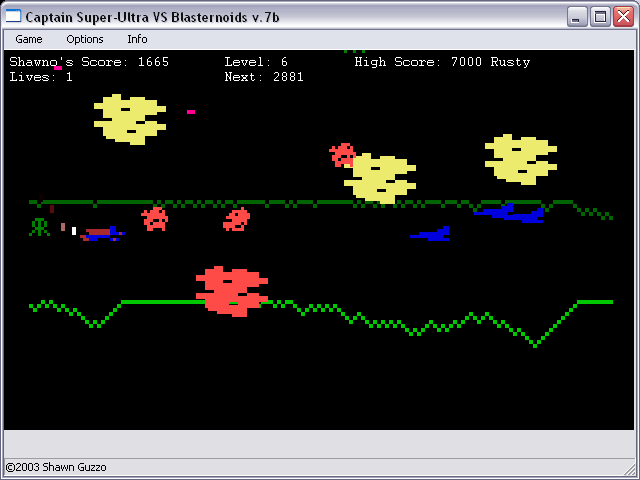 Captain Super-Ultra vs Blasternoids Game Cover