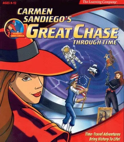 Carmen Sandiego's Great Chase Through Time Game Cover