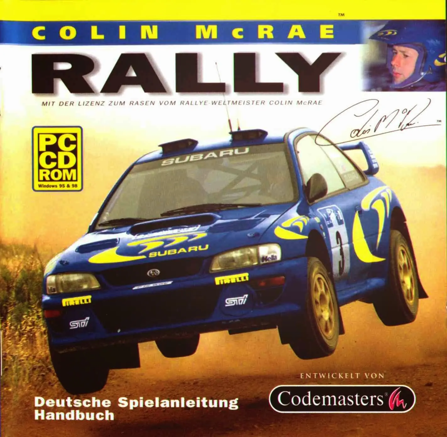 Colin McRae Rally Game Cover