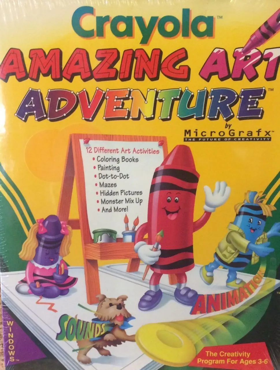 Crayola Amazing Art Adventure Game Cover