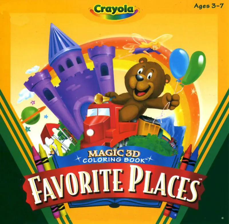 Crayola Magic 3D Coloring Book: Favorite Places Game Cover