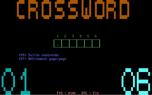 Crossword Game Cover