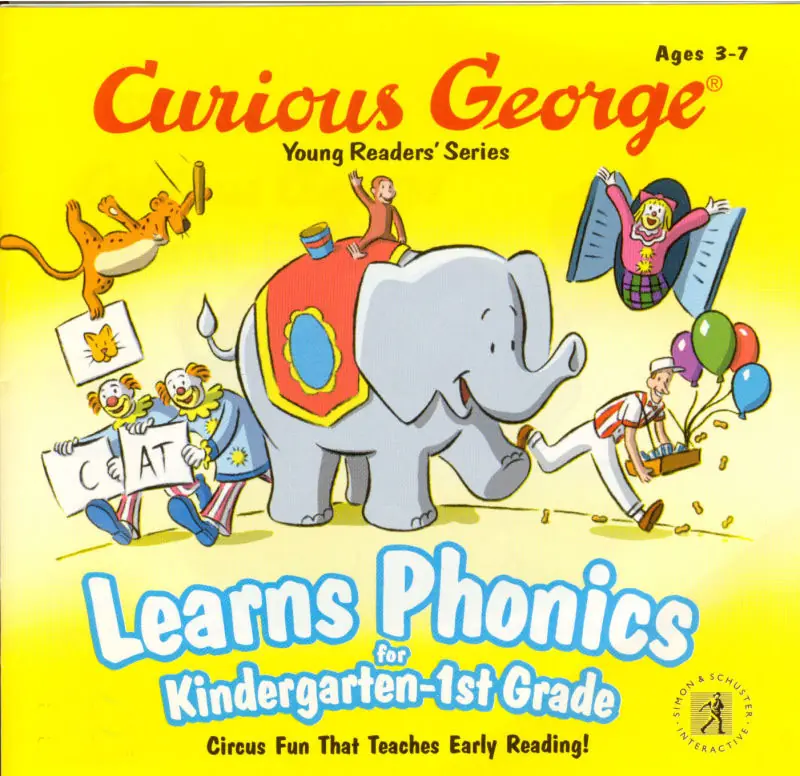 Curious George Learns Phonics Game Cover