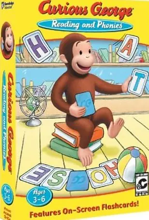 Curious George Reading and Phonics Game Cover