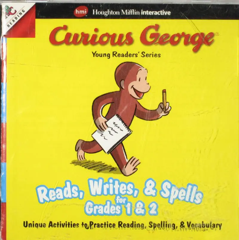 Curious George Reads, Writes & Spells for Grades 1 & 2 Game Cover
