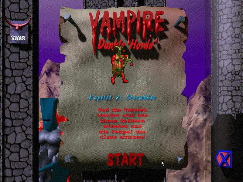 Die Nacht der Vampire Game Cover