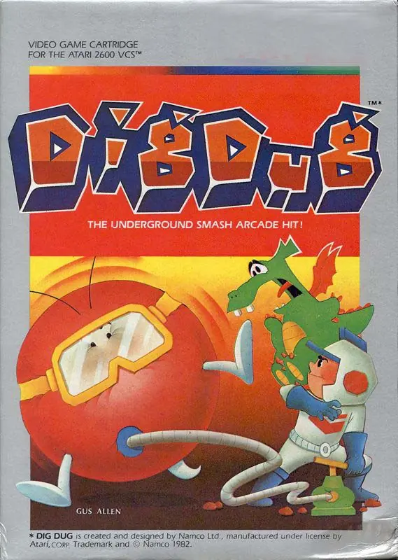 Dig Dug Game Cover
