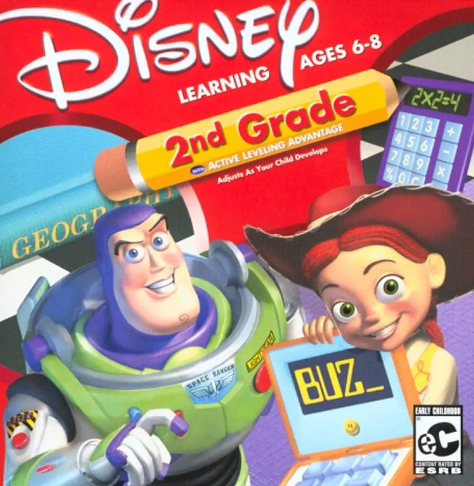 Disney's Buzz Lightyear 2nd Grade Game Cover