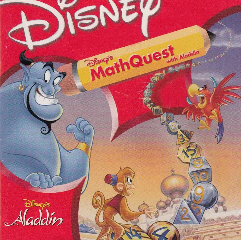 Disney's Math Quest with Aladdin Game Cover