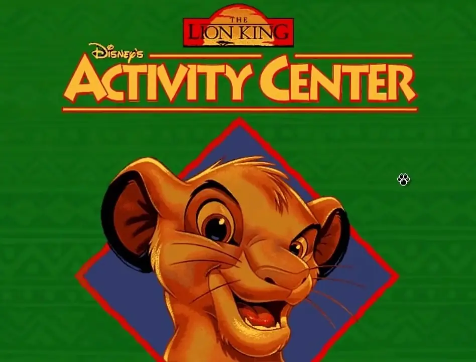 Disney's The Lion King Activity Center Game Cover