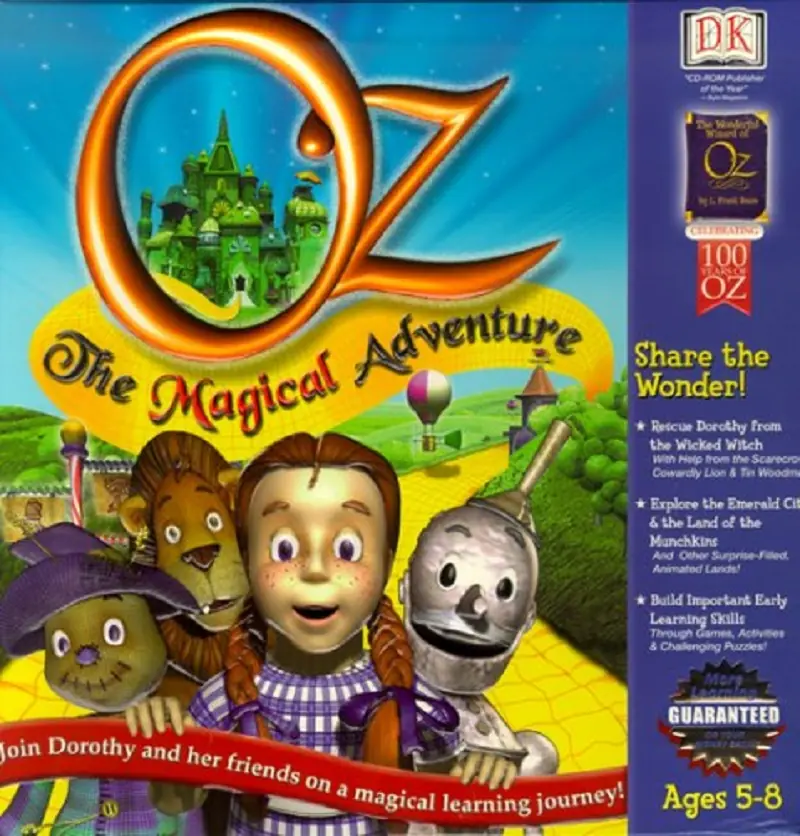 DK Oz: The Magical Adventure Game Cover