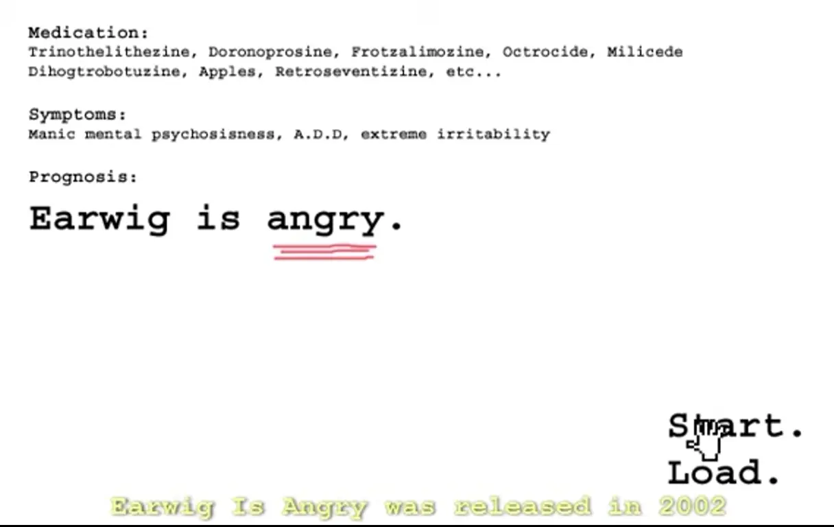 Earwig is ANGRY! Game Cover