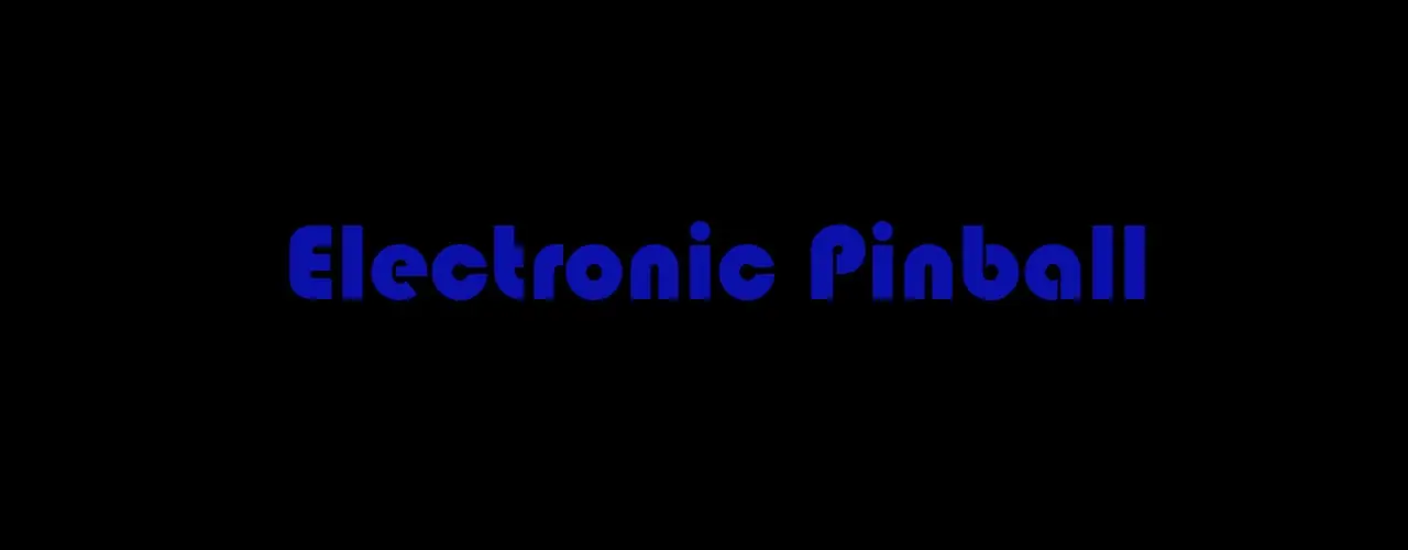 Electronic Pinball Game Cover