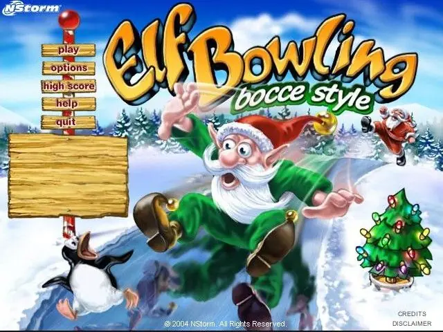 Elf Bowling: Bocce Style Game Cover