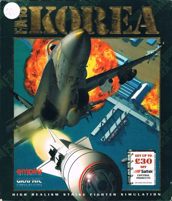 F/A-18 Korea Game Cover