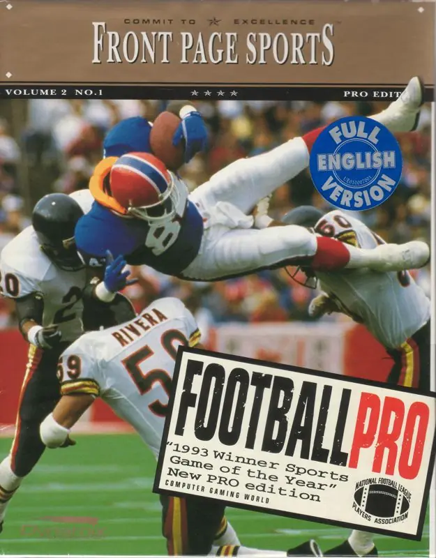 Front Page Sports: Football Pro Game Cover