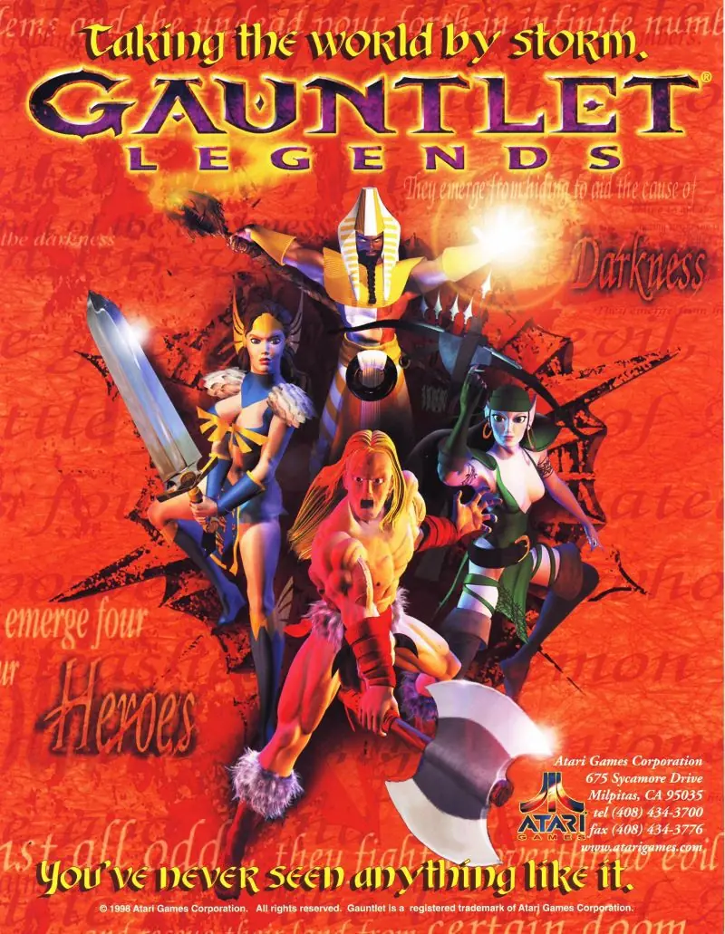 Gauntlet Legends Game Cover