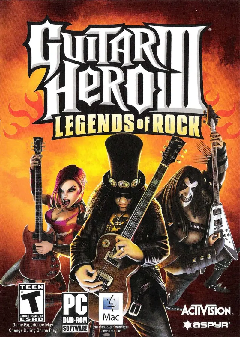 Guitar Hero III: Legends of Rock Game Cover