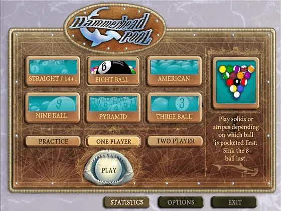 Hammerhead Pool To Go Game Cover