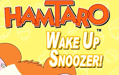 Hamtaro: Wake Up Snoozer! Game Cover