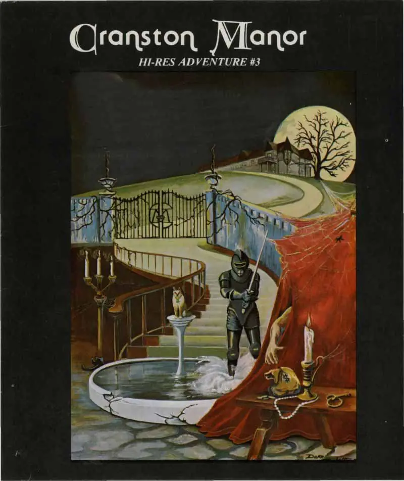 Hi-Res Adventure #3: Cranston Manor Game Cover