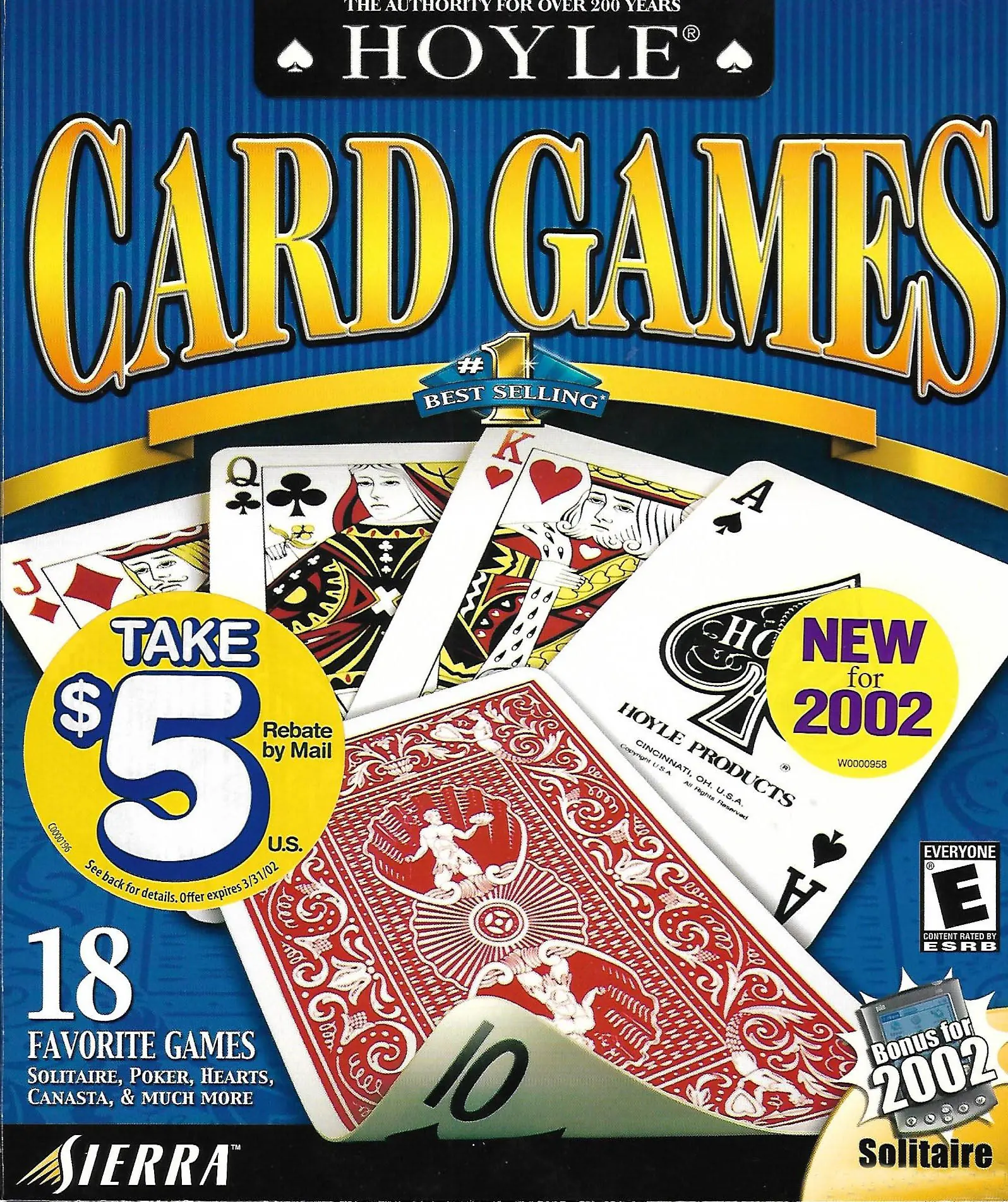 Hoyle Card Games 2005 Game Cover