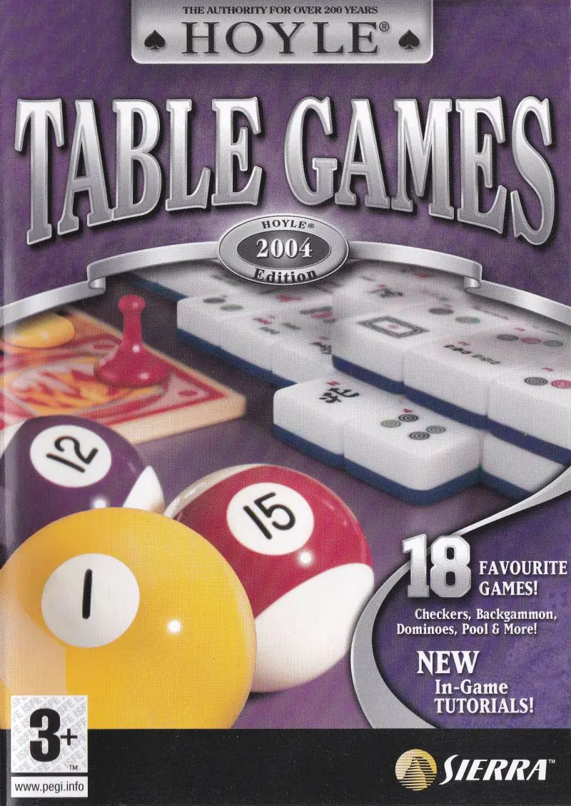 Hoyle Table Games 2004 Game Cover