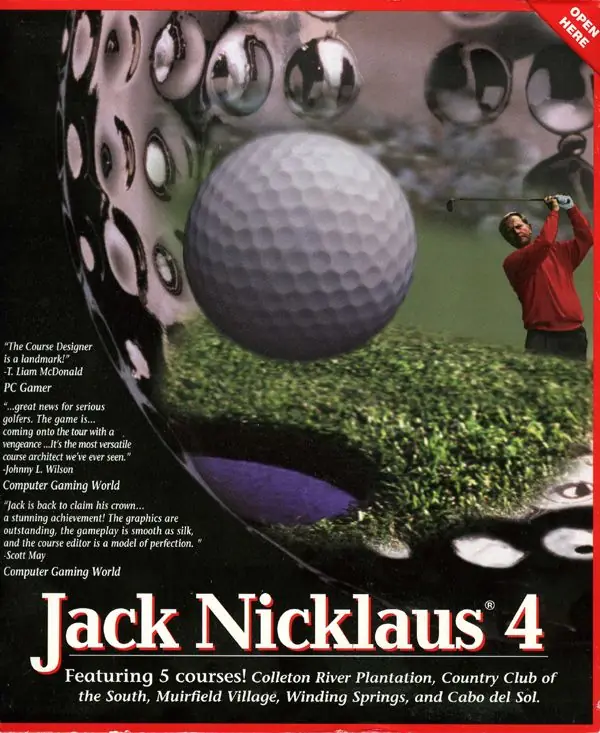 Jack Nicklaus 4 Game Cover
