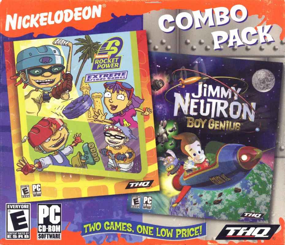 Jimmy Neutron Boy Genius/Rocket Power Extreme Arcade Games Game Cover