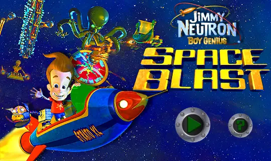 Jimmy Neutron: Boy Genius - Space Blast Game Cover