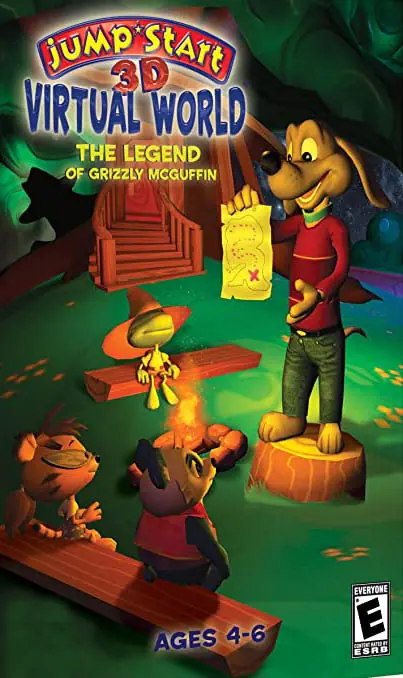 JumpStart 3D Virtual World: The Legend of Grizzly McGuffin Game Cover