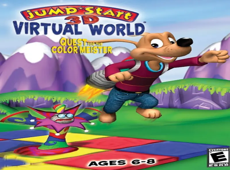 JumpStart 3D Virtual World: The Quest for the Color Meister Game Cover